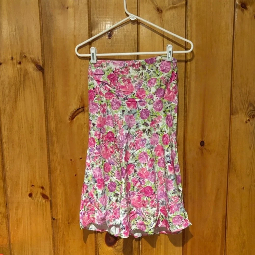 NWT For Love And Lemons Paulina Spaghetti Straps Pink Mini Dress Size M - Picture 11 of 11